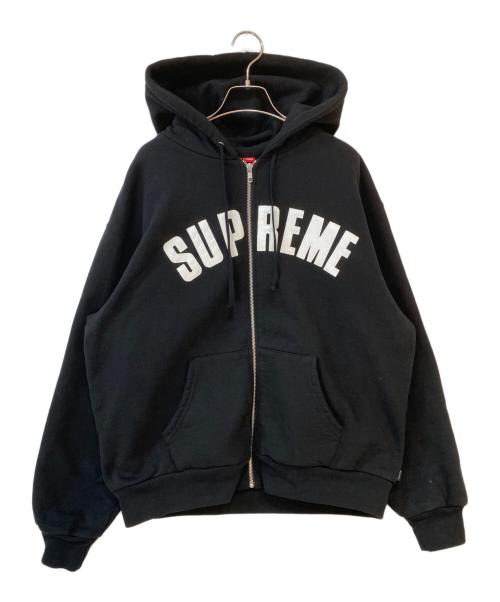 SUPREME（シュプリーム）SUPREME (シュプリーム) 24FW Arc Thermal Lined Zip Up Hooded Sweatshirt アーク・サーマル・ラインド・ジップ・アップ・フーデッド・スウェットシャツ ブラック サイズ:Mの古着・服飾アイテム