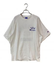 Champion×WIND AND SEA（チャンピオン×ウィンダンシー）の古着「S/S Pile Raglan T-shirt」｜ホワイト