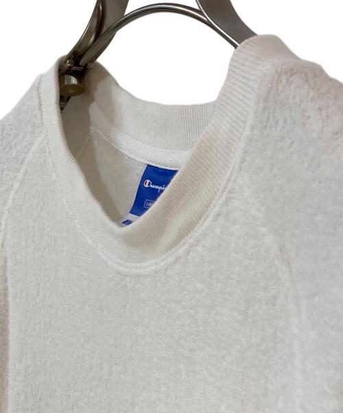 Champion（チャンピオン）Champion (チャンピオン) WIND AND SEA (ウィンダンシー) S/S Pile Raglan T-shirt ホワイト サイズ:Lの古着・服飾アイテム