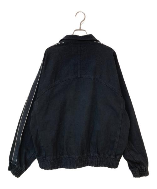 1000s THOUSANDS（ワンサウザンドエス サウザンズ）1000s THOUSANDS (ワンサウザンドエス サウザンズ) SELVAGE DENIM TRUCK JACKET BLACK WASH サイズ:Mの古着・服飾アイテム