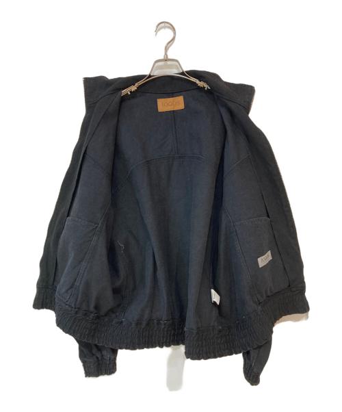 1000s THOUSANDS（ワンサウザンドエス サウザンズ）1000s THOUSANDS (ワンサウザンドエス サウザンズ) SELVAGE DENIM TRUCK JACKET BLACK WASH サイズ:Mの古着・服飾アイテム