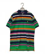 POLO RALPH LAURENポロ・ラルフローレン）の古着「マルチボーダーポロシャツ」｜マルチカラー