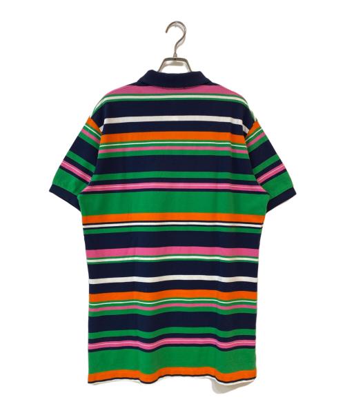 POLO RALPH LAUREN（ポロ・ラルフローレン）POLO RALPH LAUREN (ポロ・ラルフローレン) マルチボーダーポロシャツ マルチカラー サイズ: Mの古着・服飾アイテム