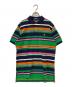 POLO RALPH LAUREN（ポロ・ラルフローレン）の古着「マルチボーダーポロシャツ」｜マルチカラー