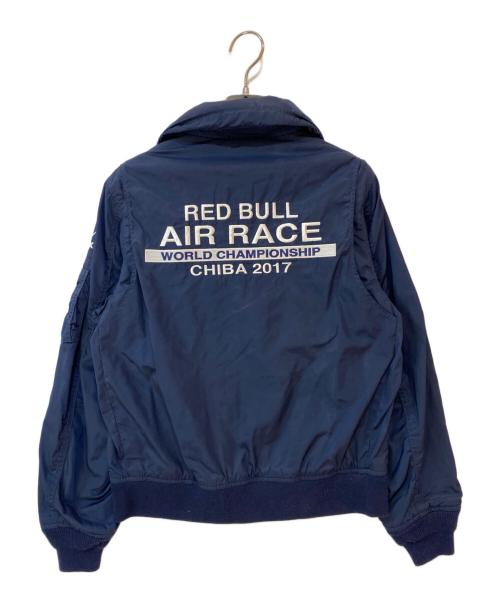 AVIREX（アヴィレックス）AVIREX (アヴィレックス) Red Bull フライトジャケット ネイビー サイズ:Freeの古着・服飾アイテム