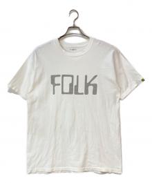 ELECTRIC COTTAGE（エレクトリック コテージ）の古着「FOLKロゴTシャツ」｜ホワイト