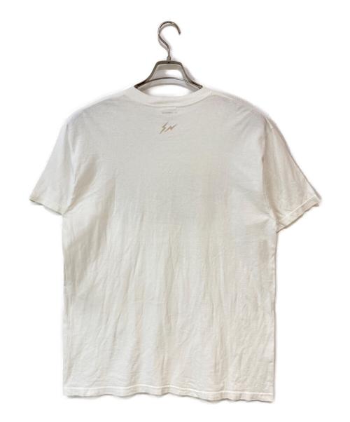 ELECTRIC COTTAGE（エレクトリック コテージ）ELECTRIC COTTAGE (エレクトリック コテージ) FOLKロゴTシャツ ホワイト サイズ:Lの古着・服飾アイテム