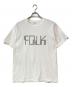 ELECTRIC COTTAGE（エレクトリック コテージ）の古着「FOLKロゴTシャツ」｜ホワイト
