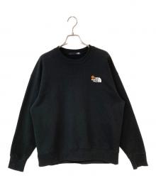 THE NORTH FACE（ザ ノース フェイス）の古着「Flower Logo CREW / フラワーロゴクルー」｜ブラック