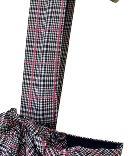 BURBERRY BLUE LABEL（バーバリー ブルー レーベル）BURBERRY BLUE LABEL (バーバリー ブルー レーベル) チェック柄 ノースリーブワンピース グレー サイズ: 38の古着・服飾アイテム