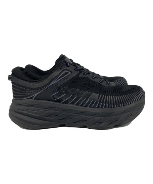 HOKAONEONE（ホカオネオネ）HOKAONEONE (ホカオネオネ) BONDI 7 ローカットスニーカー ブラック サイズ:27の古着・服飾アイテム