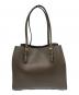 CHARLES & KEITH (チャールズアンドキース) サンサ クラシックダブルハンドルトートバッグ ブラウン：6000円