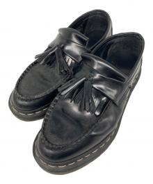 Dr.Martens（ドクターマーチン）の古着「ADRIAN ホワイト ステッチ ローファー」｜ブラック