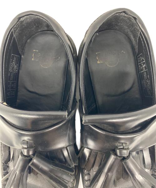 Dr.Martens（ドクターマーチン）Dr.Martens (ドクターマーチン) ADRIAN ホワイト ステッチ ローファー ブラック サイズ:37の古着・服飾アイテム