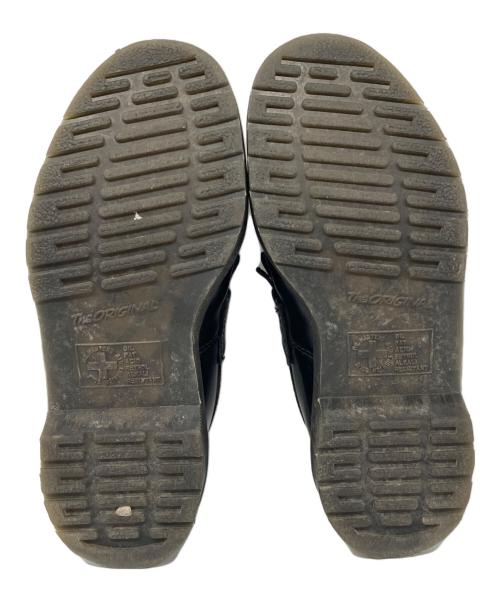 Dr.Martens（ドクターマーチン）Dr.Martens (ドクターマーチン) ADRIAN ホワイト ステッチ ローファー ブラック サイズ:37の古着・服飾アイテム