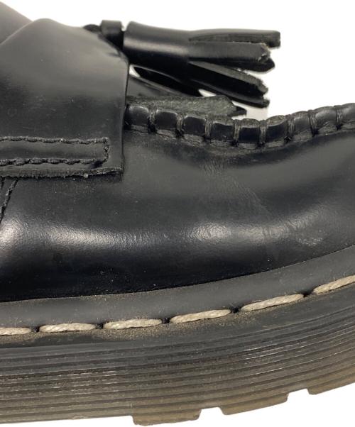 Dr.Martens（ドクターマーチン）Dr.Martens (ドクターマーチン) ADRIAN ホワイト ステッチ ローファー ブラック サイズ:37の古着・服飾アイテム