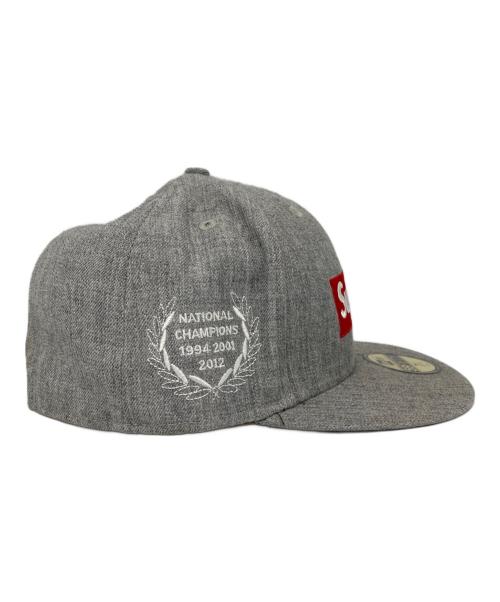 SUPREME（シュプリーム）SUPREME (シュプリーム) New Era (ニューエラ) 12SS National Champion Box Logo Cap グレーの古着・服飾アイテム