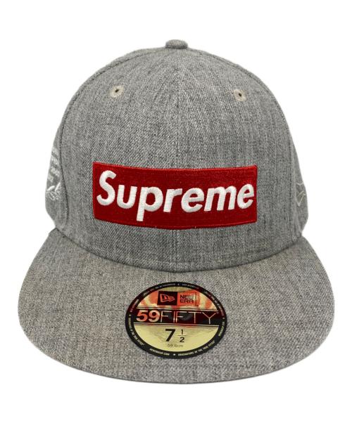 SUPREME（シュプリーム）SUPREME (シュプリーム) New Era (ニューエラ) 12SS National Champion Box Logo Cap グレーの古着・服飾アイテム