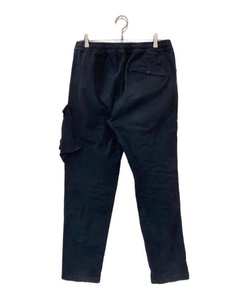 STONE ISLAND（ストーンアイランド）STONE ISLAND (ストーンアイランド) 21AW BRUSHED TEXTURED RECYCLED COTTON REGULAR TAPERED FIT / カーゴパンツ ブラック サイズ:31の古着・服飾アイテム