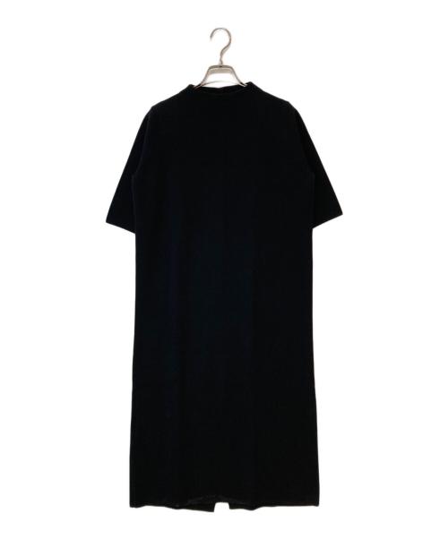 TOMORROW LAND（トゥモローランド）TOMORROW LAND (トゥモローランド) ウール バックパールボタンワンピース ブラック サイズ:Freeの古着・服飾アイテム