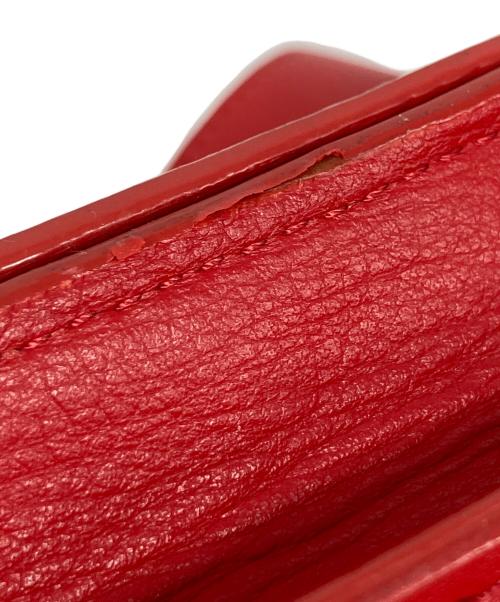 CARVEN（カルヴェン）CARVEN (カルヴェン) TWIN SADDLE BAG レッド×ベージュの古着・服飾アイテム