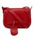 CARVEN (カルヴェン) TWIN SADDLE BAG レッド×ベージュ：8000円