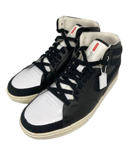 NIKE SB（ナイキエスビー）NIKE SB (ナイキエスビー) SUPREME (シュプリーム) ZOOM AIR 94 HI ハイカットスニーカー BLACK/WHITE サイズ:27.5の古着・服飾アイテム