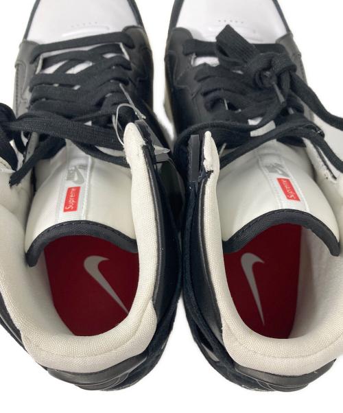 NIKE SB（ナイキエスビー）NIKE SB (ナイキエスビー) SUPREME (シュプリーム) ZOOM AIR 94 HI ハイカットスニーカー BLACK/WHITE サイズ:27.5の古着・服飾アイテム