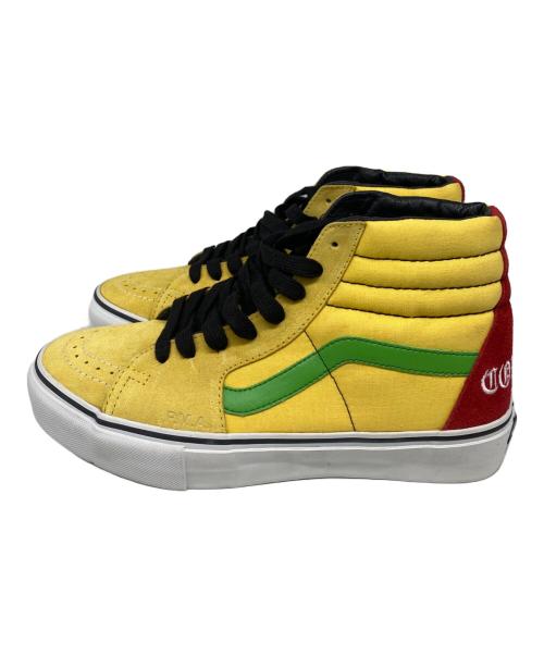 VANS（ヴァンズ）VANS (ヴァンズ) SUPREME (シュプリーム) BAD BRAINS (バッドブレインズ) SK8-HI ハイカットスニーカー イエロー×レッド サイズ:27の古着・服飾アイテム