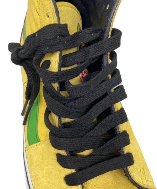 VANS（ヴァンズ）VANS (ヴァンズ) SUPREME (シュプリーム) BAD BRAINS (バッドブレインズ) SK8-HI ハイカットスニーカー イエロー×レッド サイズ:27の古着・服飾アイテム