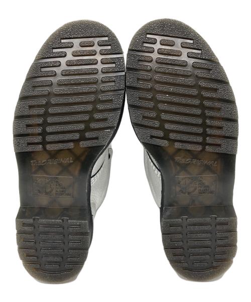 Dr.Martens（ドクターマーチン）Dr.Martens (ドクターマーチン) PASCAL MET 8ホールブーツ シルバー サイズ:25の古着・服飾アイテム