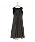 L'Or（ロル）の古着「Contrast Flare Dress」｜グレー