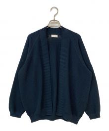 BALLSEY（ボールジィ）の古着「モスステッチ フロントオープンカーディガン」｜ネイビー