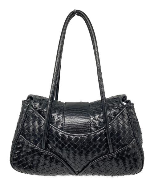 Francesco Biasia（フランシスコ ビアジア）Francesco Biasia (フランシスコ ビアジア) イントレチャートトートバッグ ブラックの古着・服飾アイテム