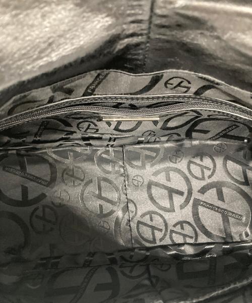 Francesco Biasia（フランシスコ ビアジア）Francesco Biasia (フランシスコ ビアジア) イントレチャートトートバッグ ブラックの古着・服飾アイテム