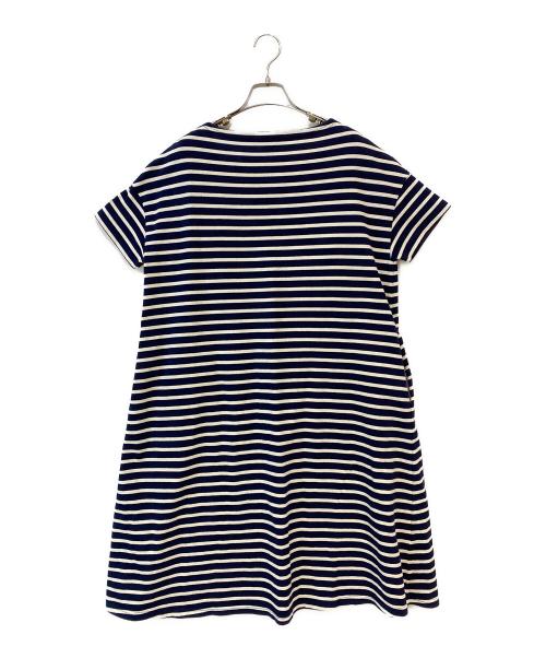 ORCIVAL（オーシバル）ORCIVAL (オーシバル) ボーダーワンピース ブルー×ホワイト サイズ:1の古着・服飾アイテム