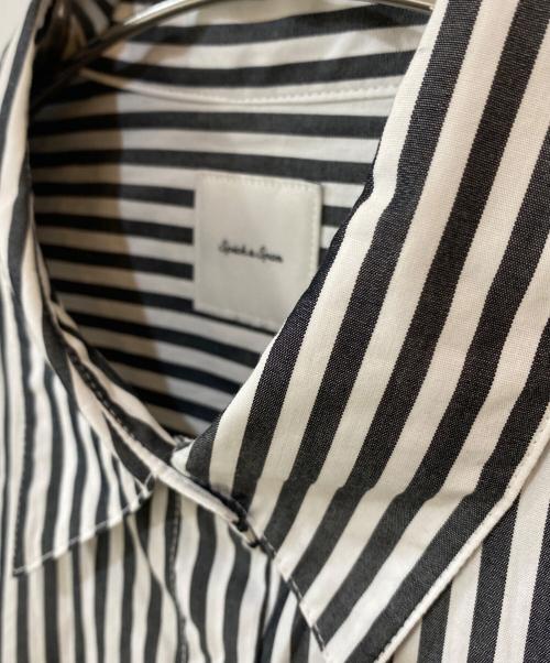 Spick and Span（スピック＆スパン）Spick and Span (スピック＆スパン) 50コットンオーバーシャツ ブラック サイズ:Freeの古着・服飾アイテム