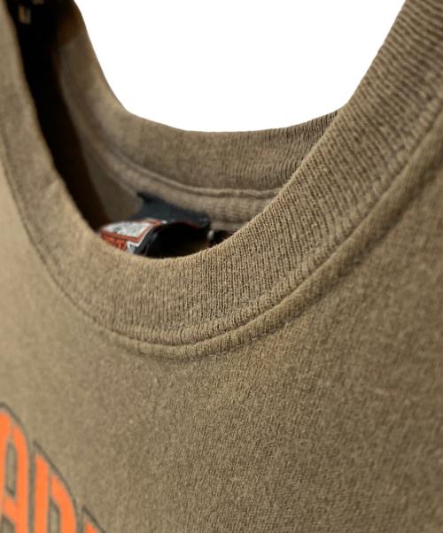 HARLEY-DAVIDSON（ハーレーダビッドソン）HARLEY-DAVIDSON (ハーレーダビッドソン) プリントTシャツ ベージュ サイズ:XLの古着・服飾アイテム