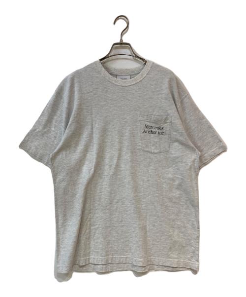 mercedes anchor inc.（メルセデス アンカー インク）mercedes anchor inc. (メルセデス アンカー インク) ポケットTシャツ グレー サイズ:Lの古着・服飾アイテム
