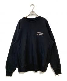 mercedes anchor inc.（メルセデス アンカー インク）の古着「Crew Sweat」｜ブラック
