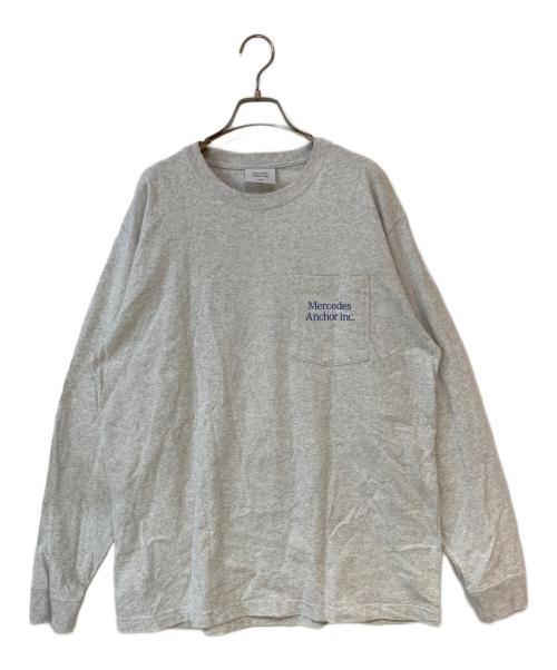 mercedes anchor inc.（メルセデス アンカー インク）mercedes anchor inc. (メルセデス アンカー インク) L/S Pocket Tee グレー サイズ:XLの古着・服飾アイテム