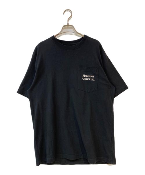 mercedes anchor inc.（メルセデス アンカー インク）mercedes anchor inc. (メルセデス アンカー インク) ポケットTシャツ ブラック サイズ:Lの古着・服飾アイテム