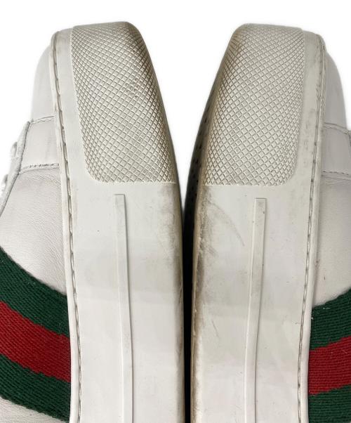 GUCCI（グッチ）GUCCI (グッチ) ACE シェリーライン ローカットスニーカー ホワイト サイズ:36の古着・服飾アイテム