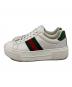 GUCCI (グッチ) ACE シェリーライン ローカットスニーカー ホワイト サイズ:36：20000円
