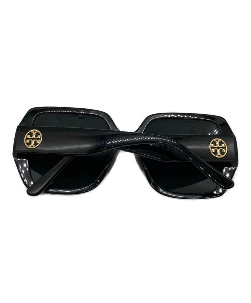 TORY BURCH（トリーバーチ）TORY BURCH (トリーバーチ) ミラー オーバーサイズ スクエア サングラス ブラック サイズ:56□18 145の古着・服飾アイテム