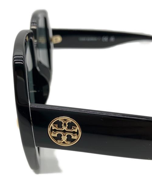 TORY BURCH（トリーバーチ）TORY BURCH (トリーバーチ) ミラー オーバーサイズ スクエア サングラス ブラック サイズ:56□18 145の古着・服飾アイテム