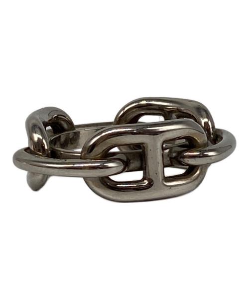 HERMES（エルメス）HERMES (エルメス) シェーヌダンクル スカーフリング シルバー サイズ:21号の古着・服飾アイテム