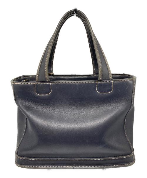 COACH（コーチ）COACH (コーチ) レザーハンドバッグ ブラックの古着・服飾アイテム