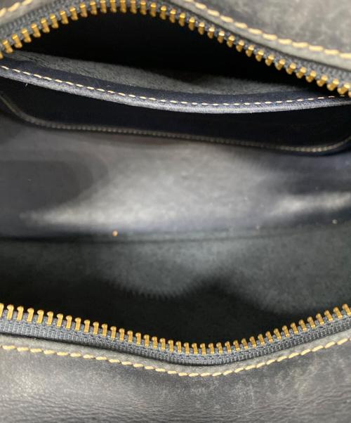 COACH（コーチ）COACH (コーチ) レザーハンドバッグ ブラックの古着・服飾アイテム