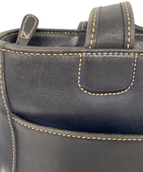 COACH（コーチ）COACH (コーチ) レザーハンドバッグ ブラックの古着・服飾アイテム